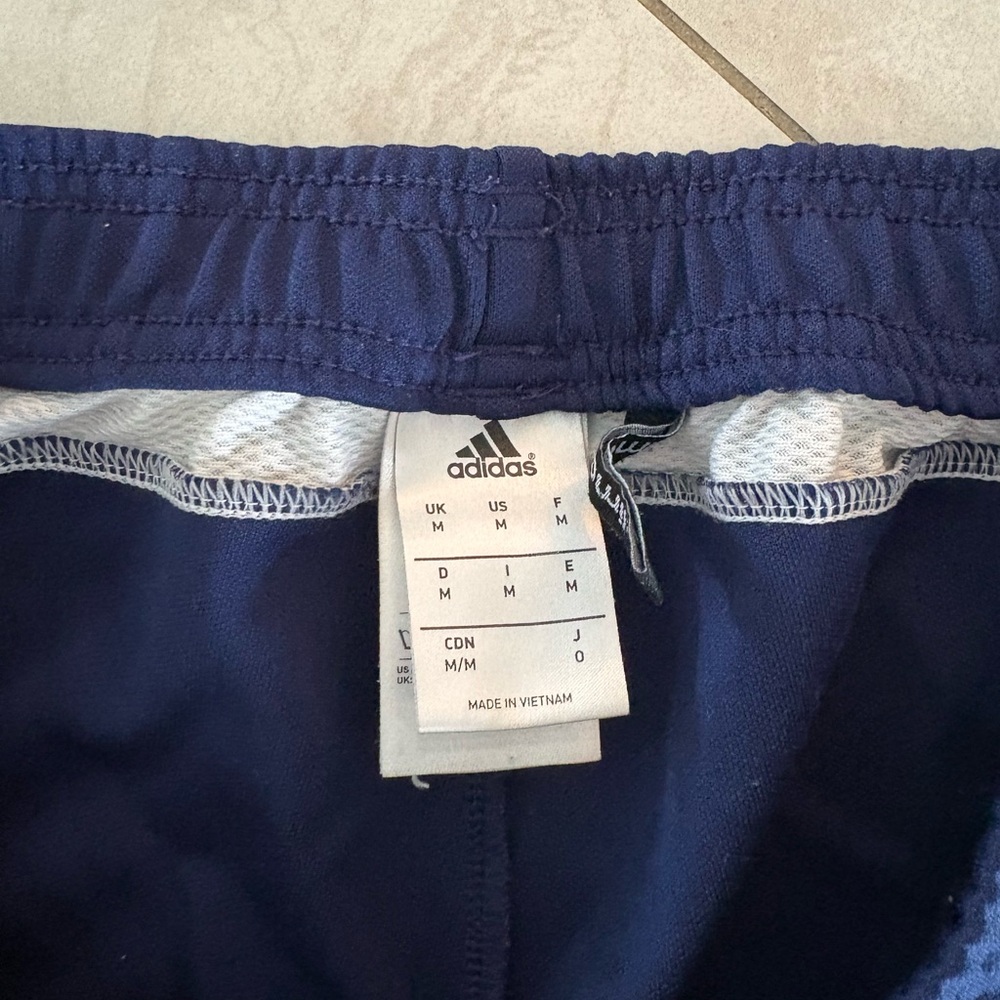 Adidas Dark Blue Athletic Shorts